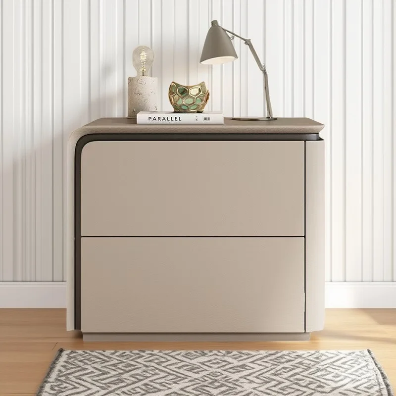 Minimalist Nordic Nightstands Style Storage Design Bedside Table Luxury Aesthetic Mesita De Noche Dormitorio Bedroom Furniture