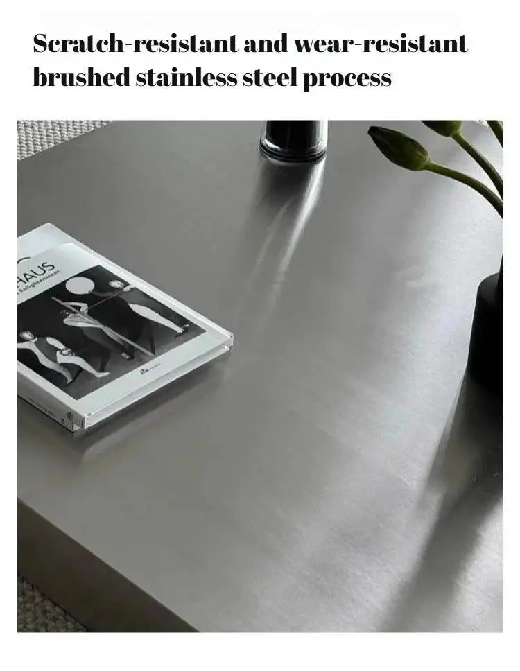 Coffee Italian Tables Stainless Steel Side Table Minimalist Tea Tables Modern Living Room Center Table Luxury Design Furniture