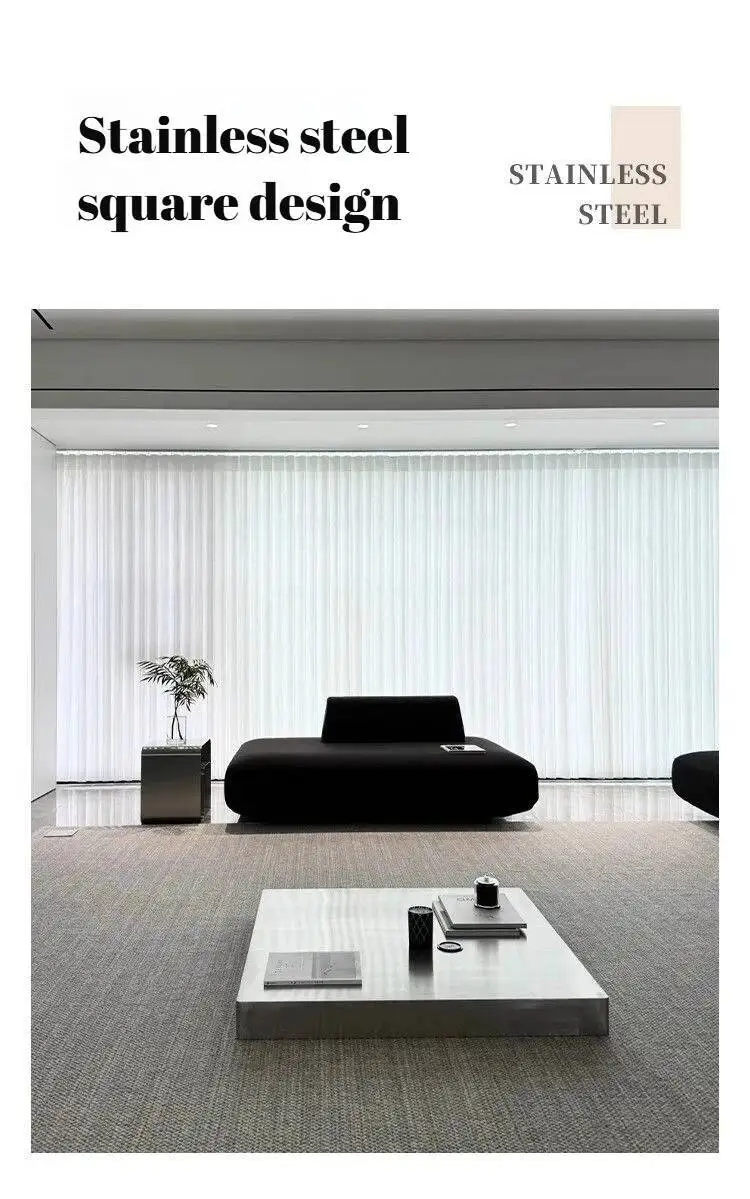 Coffee Italian Tables Stainless Steel Side Table Minimalist Tea Tables Modern Living Room Center Table Luxury Design Furniture
