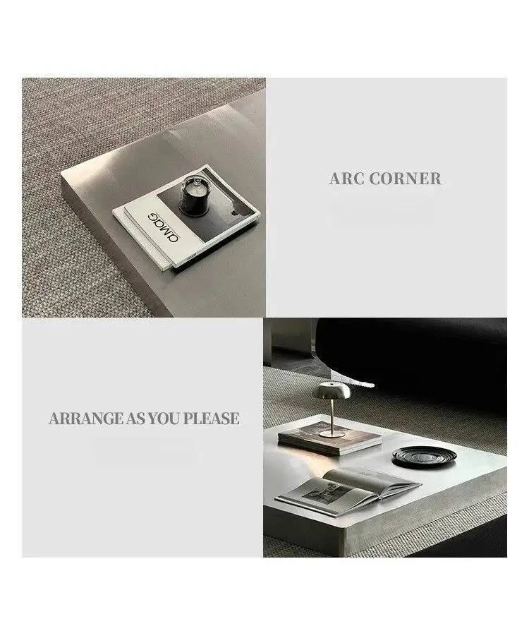 Coffee Italian Tables Stainless Steel Side Table Minimalist Tea Tables Modern Living Room Center Table Luxury Design Furniture