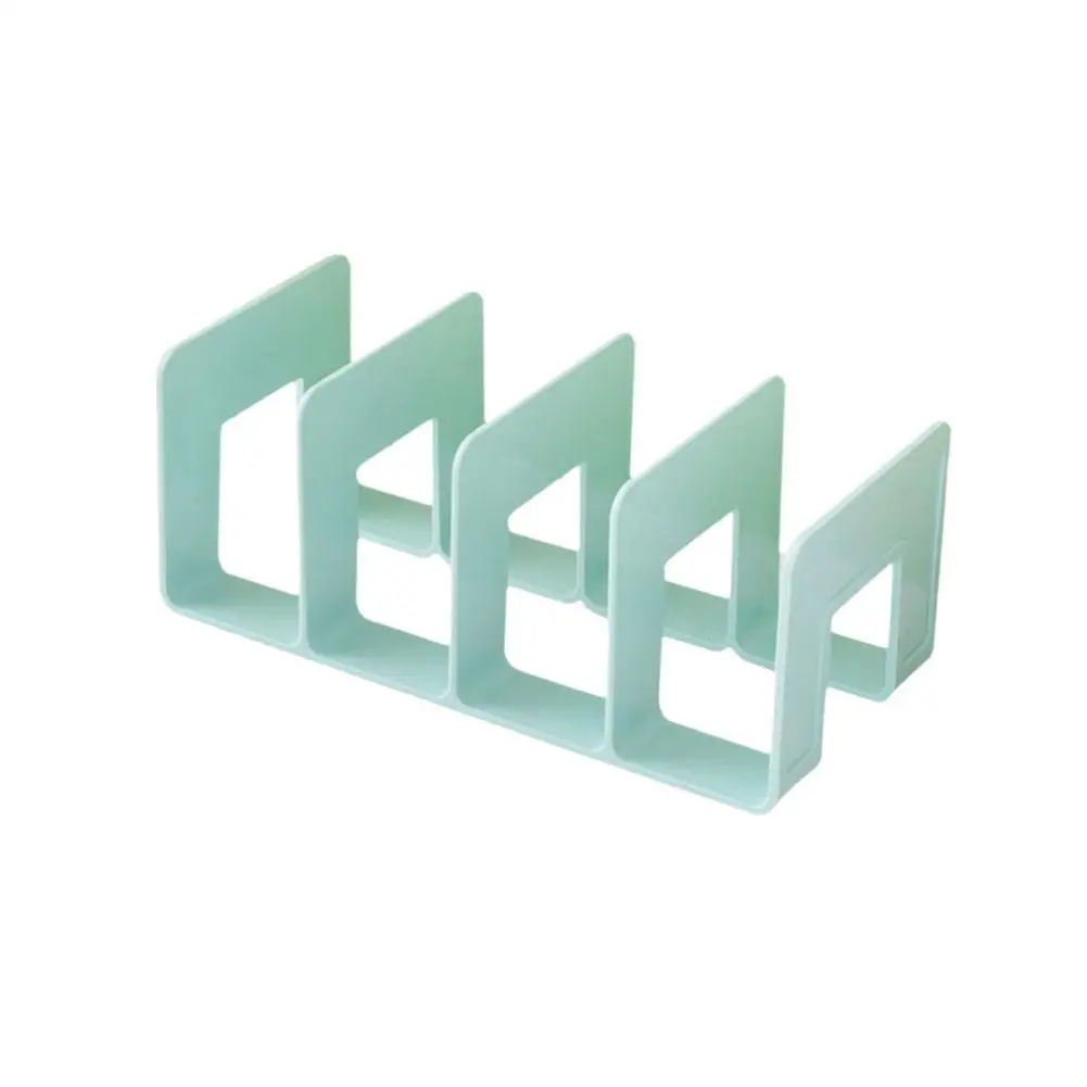 Four Sided Bookshelf Partition Book Clip Rack Book Baffle, Desktop Storage,Fixed Books,Creative Student Office Book Shelf