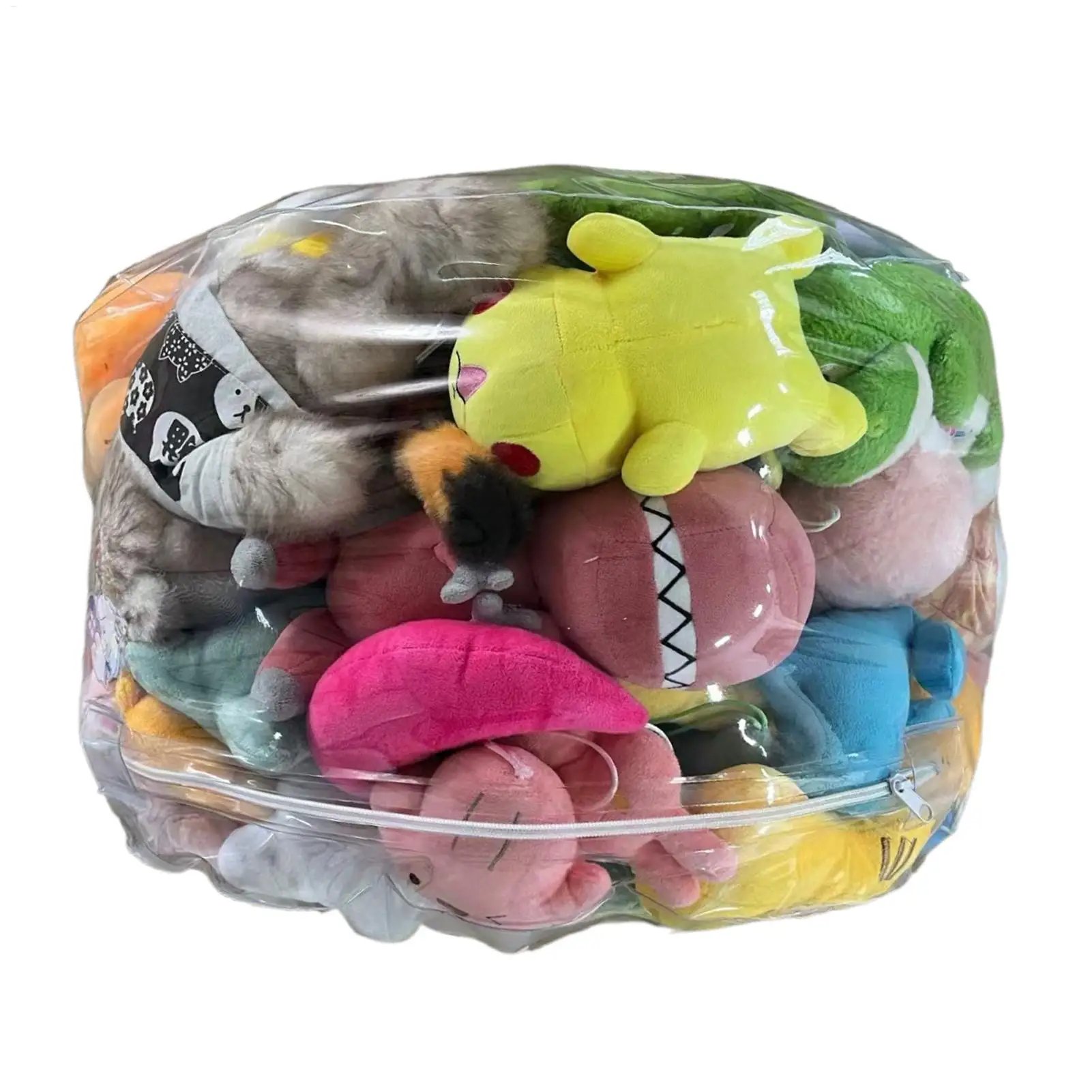 Clear Animal Storage Chair Plush Bean Bag Seat with Waterproof Cover for Kids Bedroom Playroom Nursery Home Decor