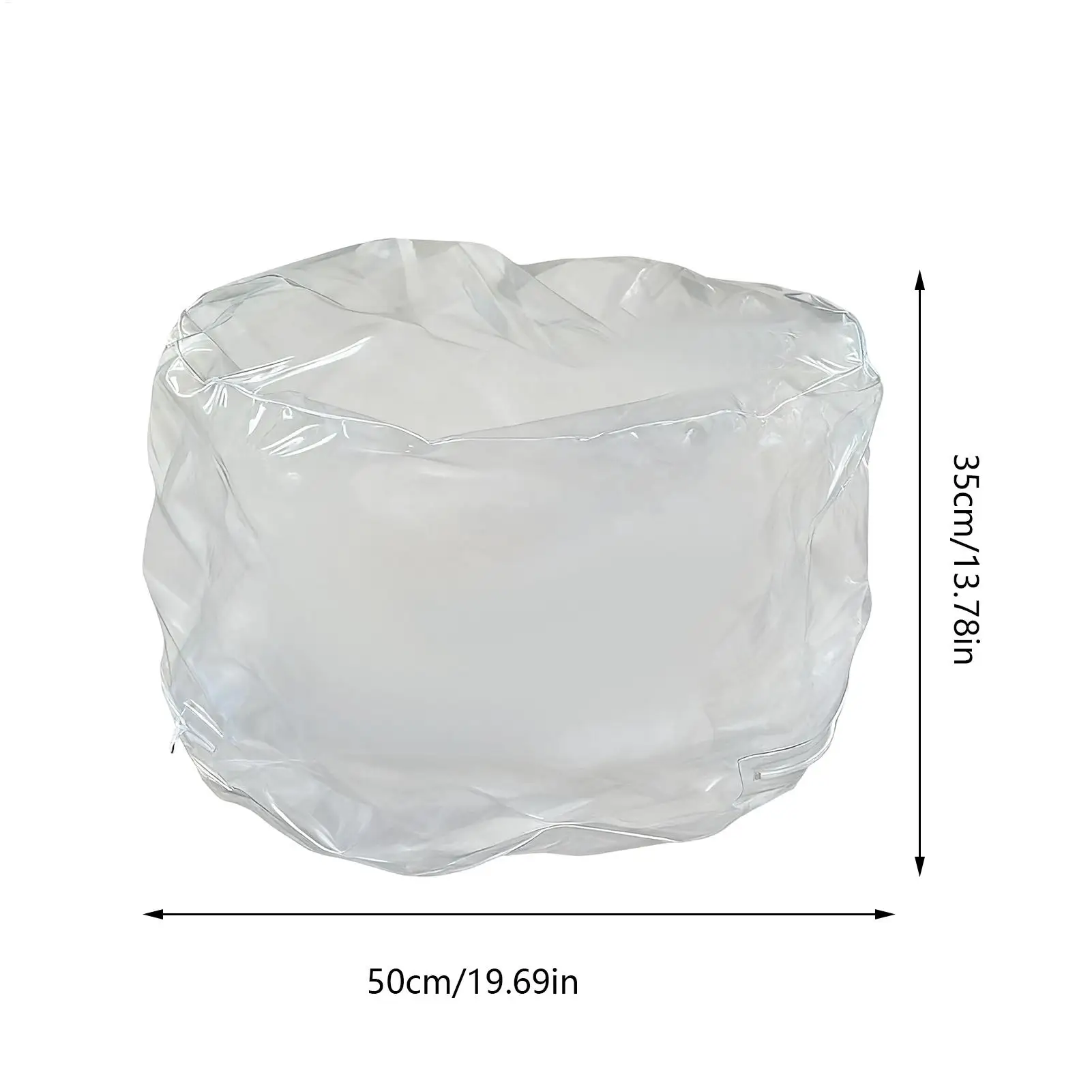 Clear Animal Storage Chair Plush Bean Bag Seat with Waterproof Cover for Kids Bedroom Playroom Nursery Home Decor