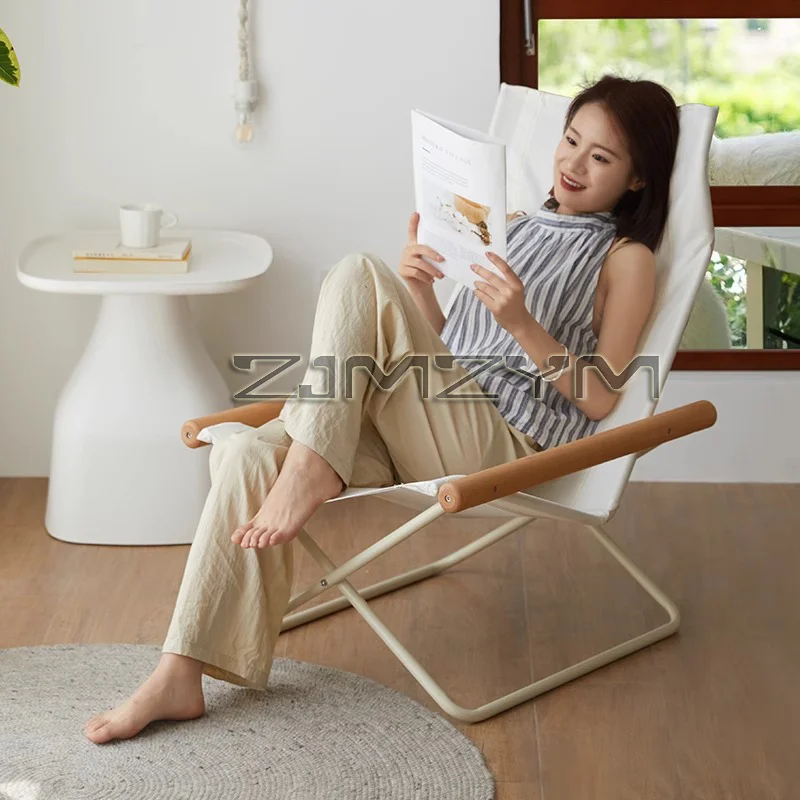 ortable Folding Chairs,Chaise Lounges Ergonomic Armchairs for Living Room Backrest Recliner Chair Furniture Folding Chair