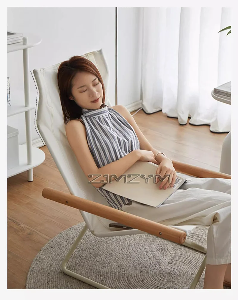ortable Folding Chairs,Chaise Lounges Ergonomic Armchairs for Living Room Backrest Recliner Chair Furniture Folding Chair