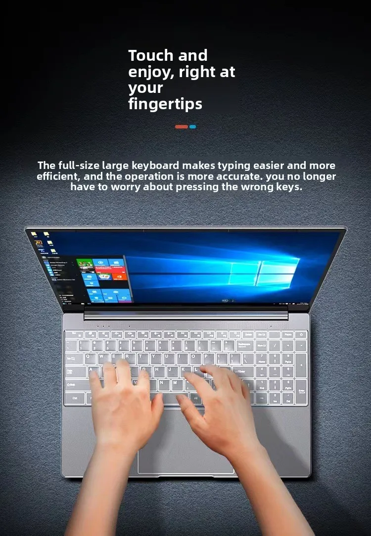 14" Ultra Slim Laptop 12GB RAM 128 256 512GB 1TB SSD Windows 11 J3455 Notebook Gamer 1920*1080 Display Office Study Computer PC
