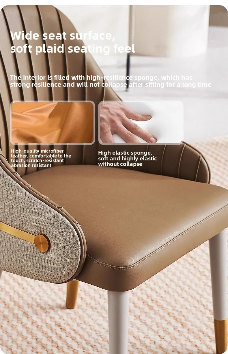 High End Modern Nordic Dining Chair Luxury Hotel Lobby Commercial Home Use Designer Chair