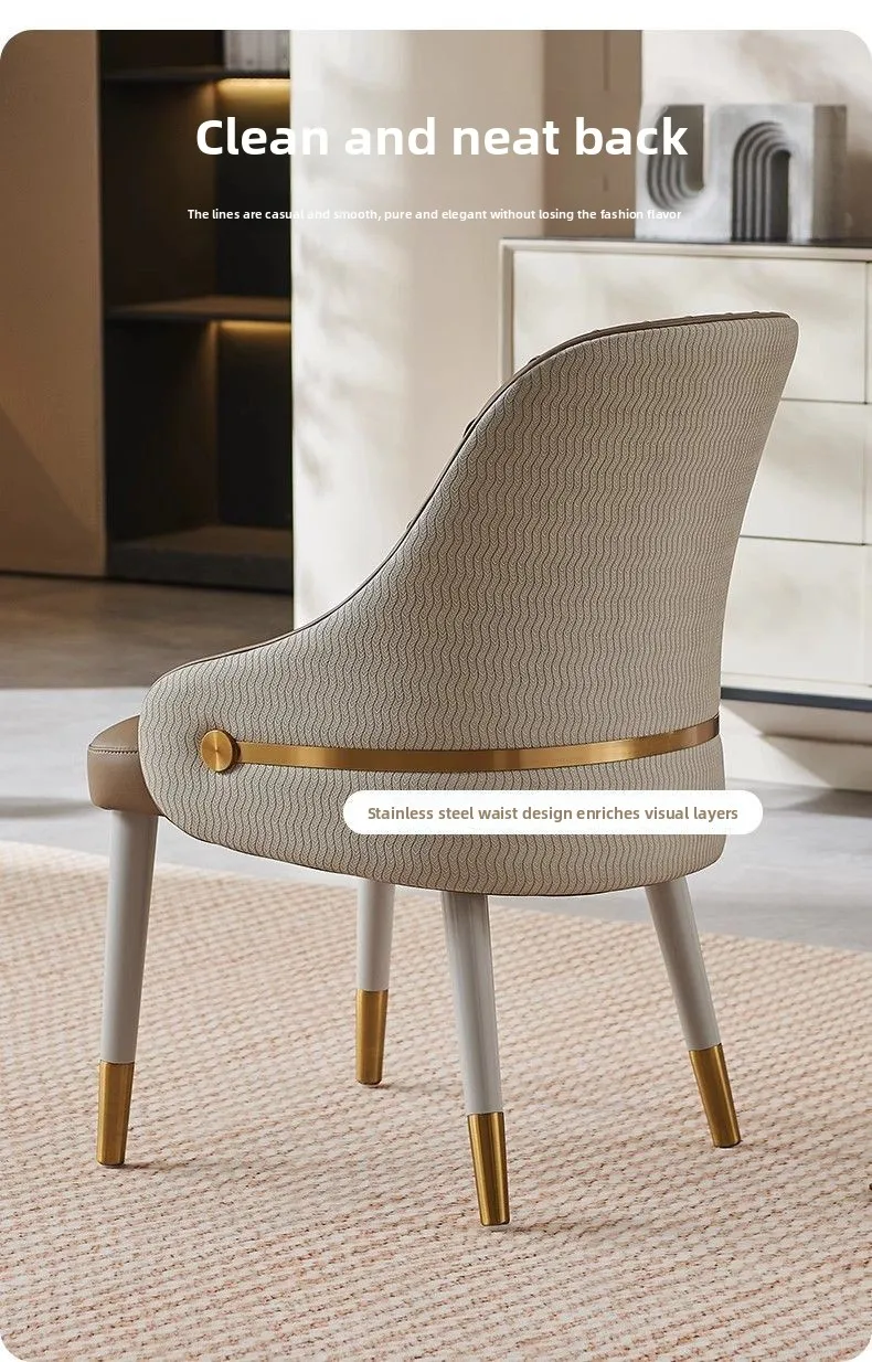 High End Modern Nordic Dining Chair Luxury Hotel Lobby Commercial Home Use Designer Chair