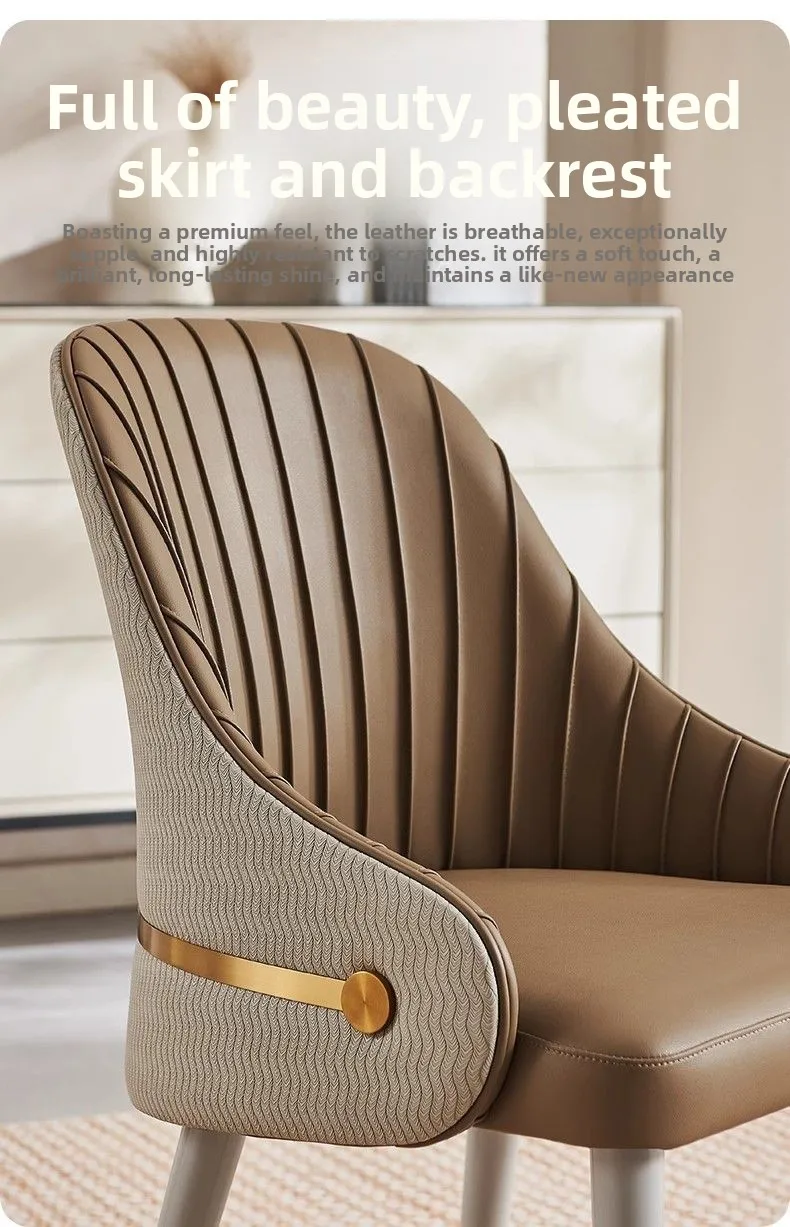High End Modern Nordic Dining Chair Luxury Hotel Lobby Commercial Home Use Designer Chair