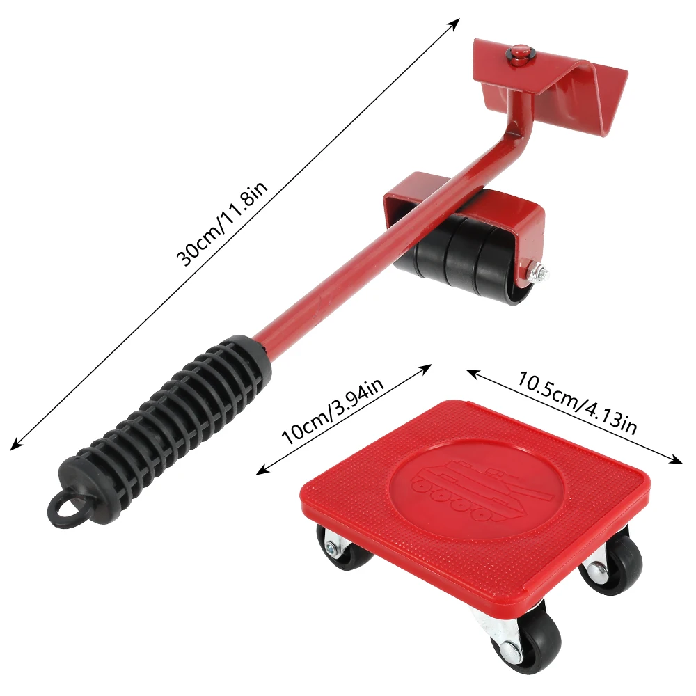 5/7 Pcs Furniture Mover Tool Set Heavy Stuffs Moving Roller with 360° Rotating Wheels Professional Moving Tools for Moving Sofa