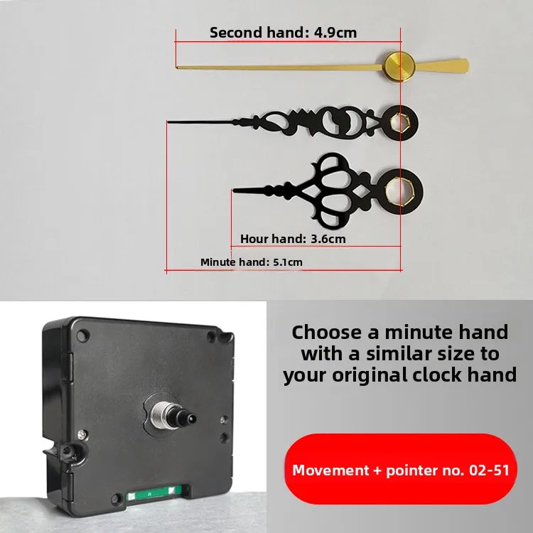 Automatic Timing WIFI Watch Movement Clock Wall Clock Hanging Watch Cross Stitch Accessories Silent Quartz Radio Wave Universal