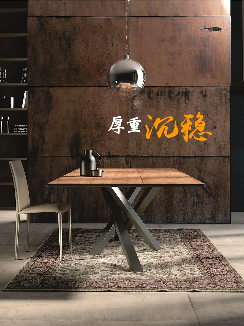 Luxury 6 Person Dining Table Wood Design Unique Living Room Dining Table Restaurant Study Wooden Stoly Do Jadalni Furniture Home