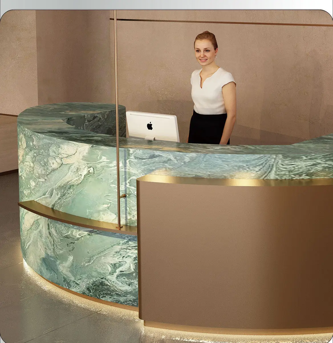 Hotel Minimalist Reception Desks Design Industrial Organizers Reception Desks Curved Best Mostrador De Tienda Trendy Furniture