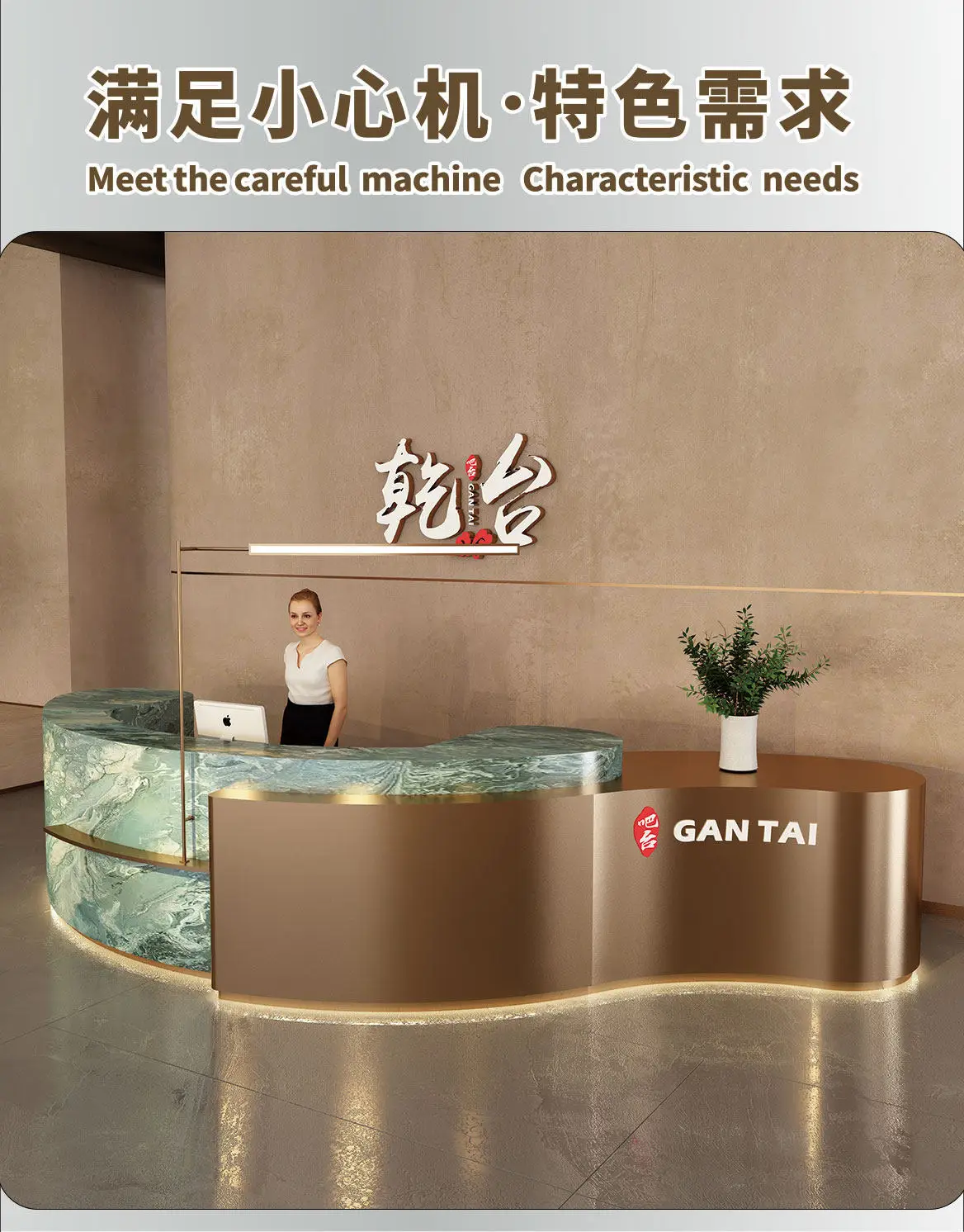 Hotel Minimalist Reception Desks Design Industrial Organizers Reception Desks Curved Best Mostrador De Tienda Trendy Furniture
