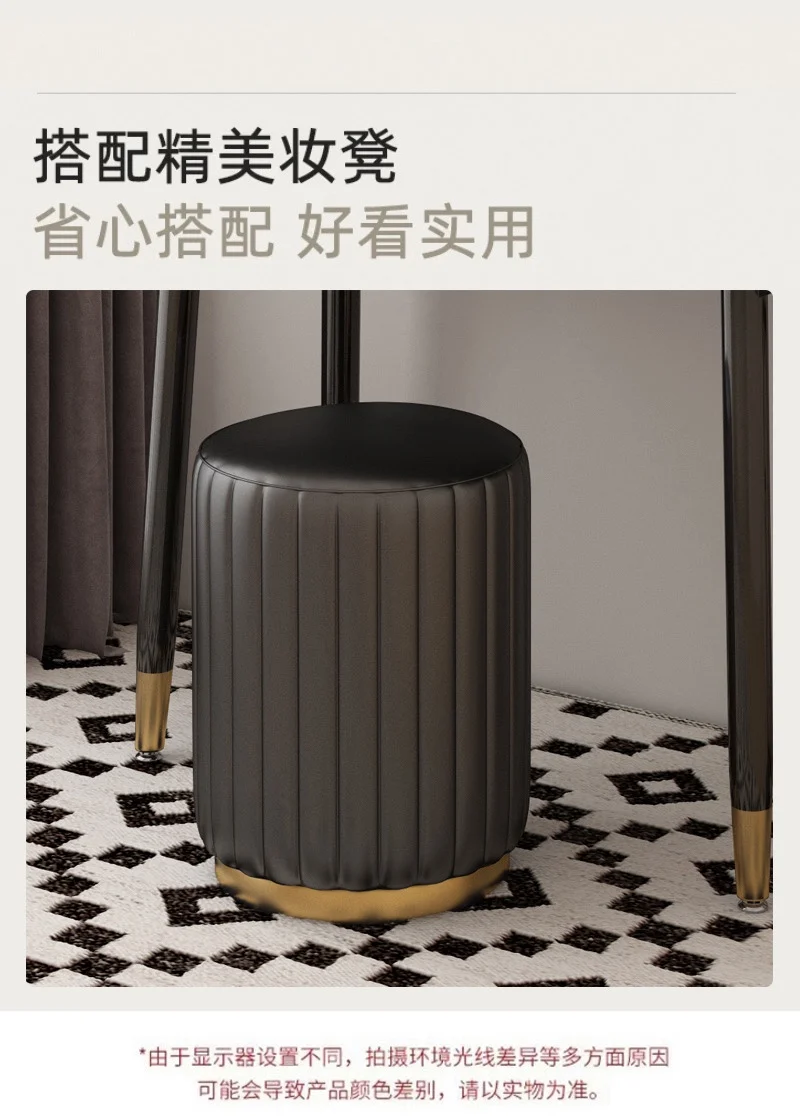 Modern Trendy Vanity Table Elegant Minimalist Ornate Compact Vanity Table Aesthetic With Storage Meuble De Chambre Furniture