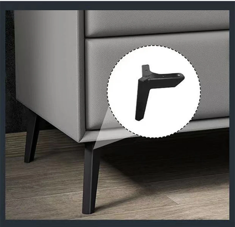 4pcs Metal Furniture Foot Accessories Light Luxury Replacement Legs Suitable for Sofa Feet/cabinet Feet/bed Legs Support Feet