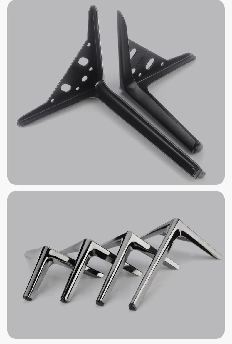 4pcs Metal Furniture Foot Accessories Light Luxury Replacement Legs Suitable for Sofa Feet/cabinet Feet/bed Legs Support Feet