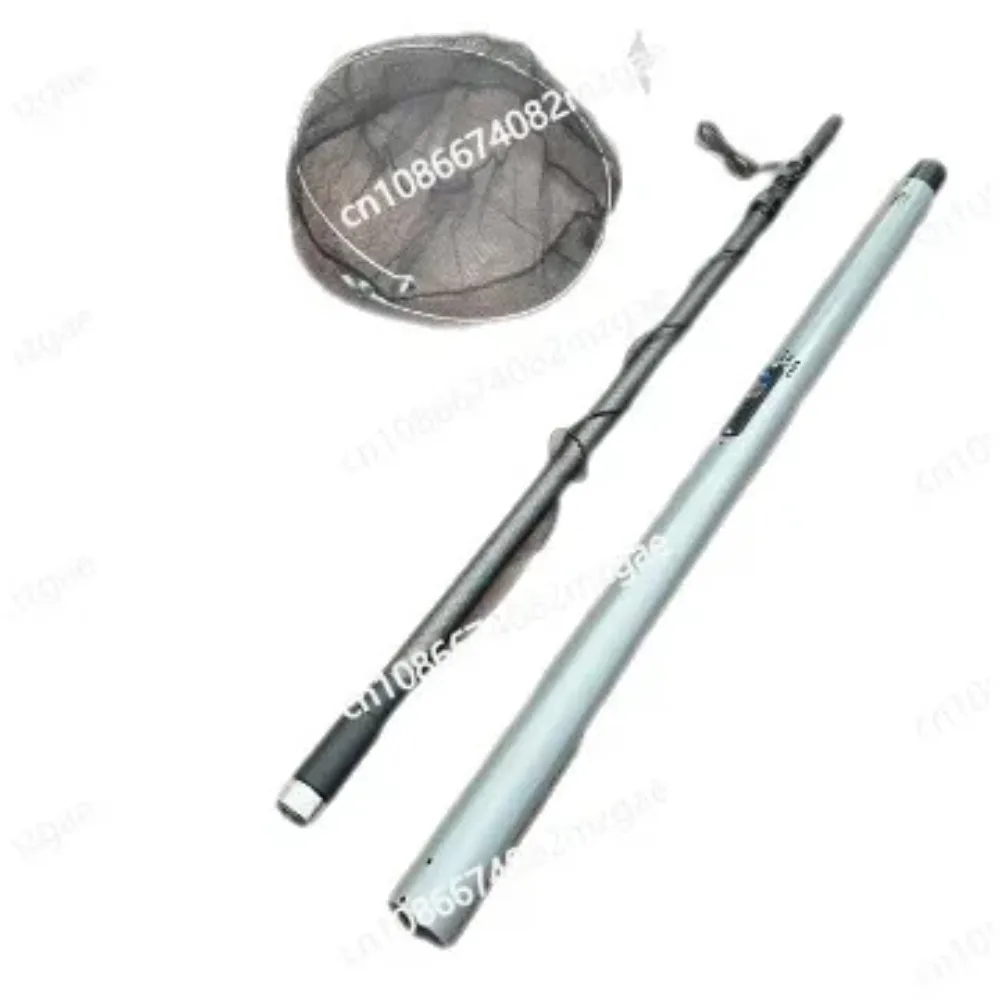4.2m 9000W Ultra-light Aluminum Alloy Electric Automatic Telescopic Fishing Net Foldable Hand Tool,Electric Landing Net 전기뜰채