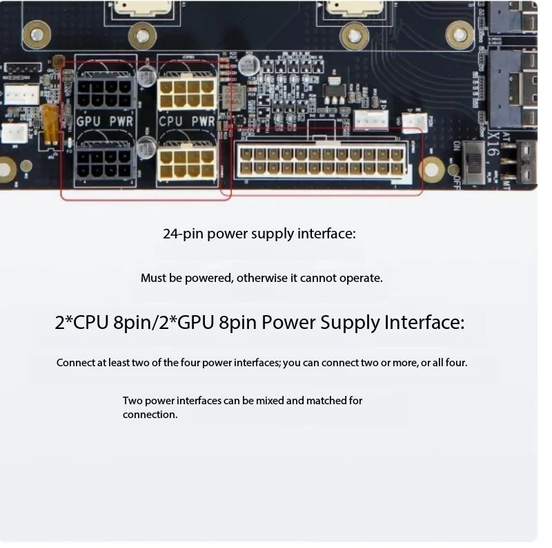 1PCS For V100 SXM2 Dual SIM Pass-Through 300G NVLink Interconnect Aom-sxmv Simplified Version