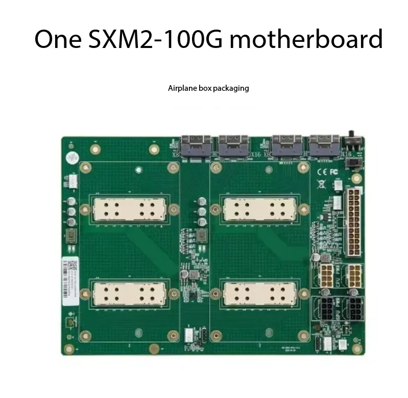 1PCS For V100 SXM2 Dual SIM Pass-Through 300G NVLink Interconnect Aom-sxmv Simplified Version