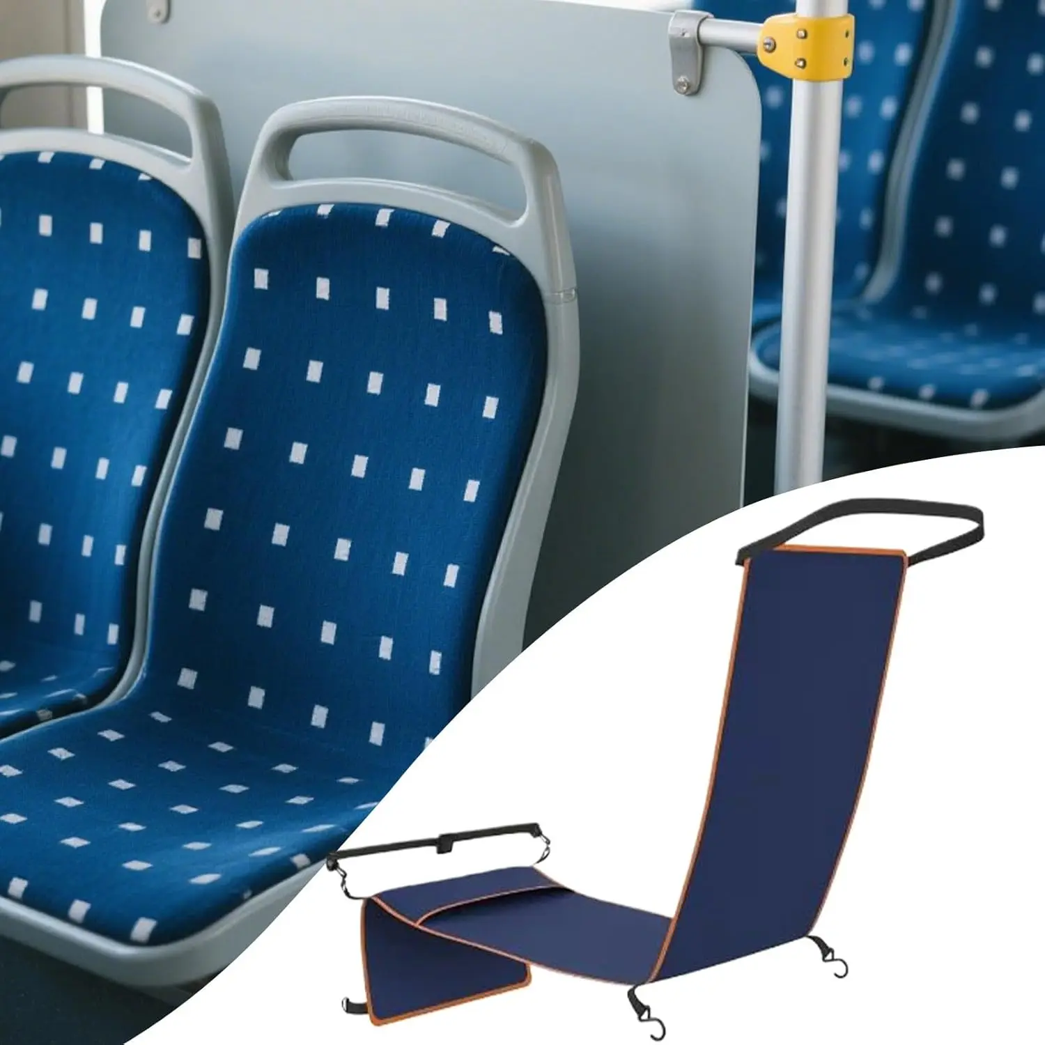 Car Travel Hammock Childen Adults Long Distance Travel Sleeping Bed Bus Hammock Accessories Rests Feet Legs Sleep Artifact
