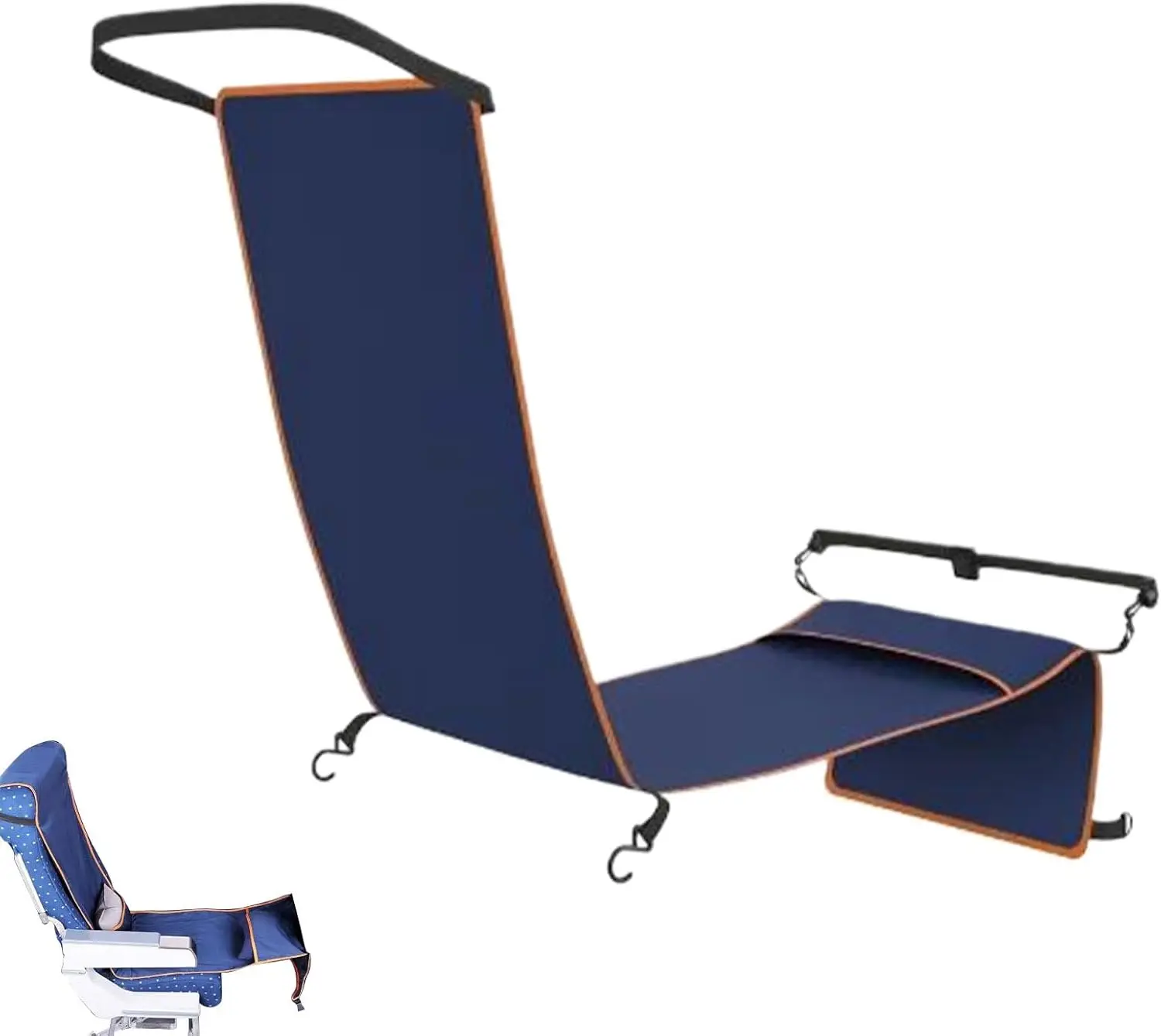 Car Travel Hammock Childen Adults Long Distance Travel Sleeping Bed Bus Hammock Accessories Rests Feet Legs Sleep Artifact