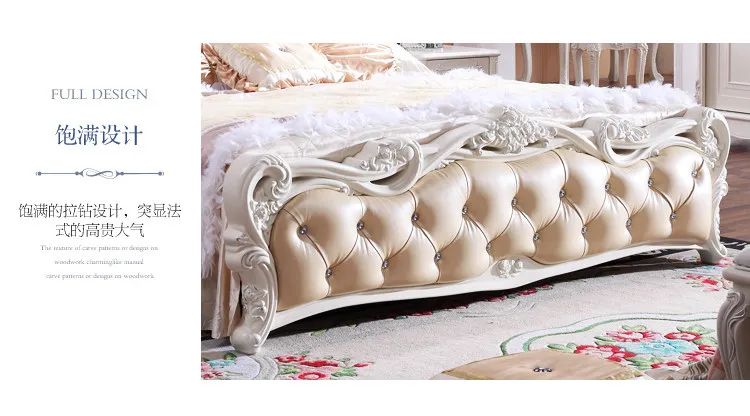 Organizer Large Bedrooms Sets Luxury Princess Luxury Full Set Bedroom Set Queen Monster Frames Camas Y Muebles Home Furniture