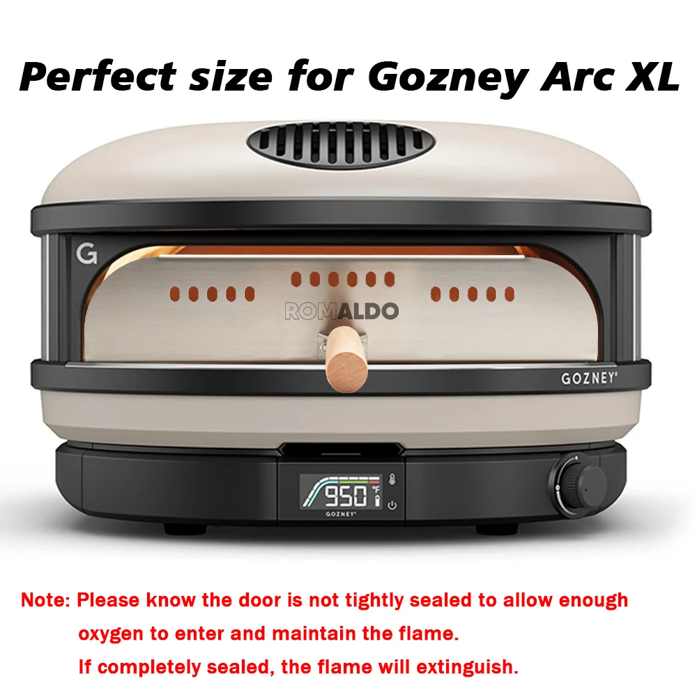 ROMALDO Pizza Oven Door for Gozney Arc XL Heavy Duty Stainless Steel Perfect Size for Gozney Arc XL