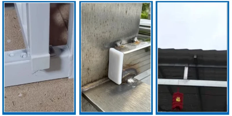 White Square lastic Pipe Plugs Rectangle Blanking End cap tube plug table chair foot cover Dust-Proof