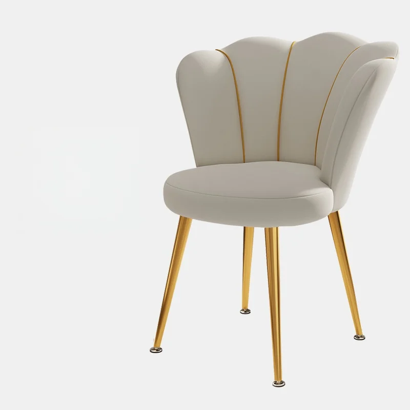 Nordic Dressing Chair Design Home Chairs With Backrest Bedroom Makeup Stool Creative Armchair Dining Chairs Furniture