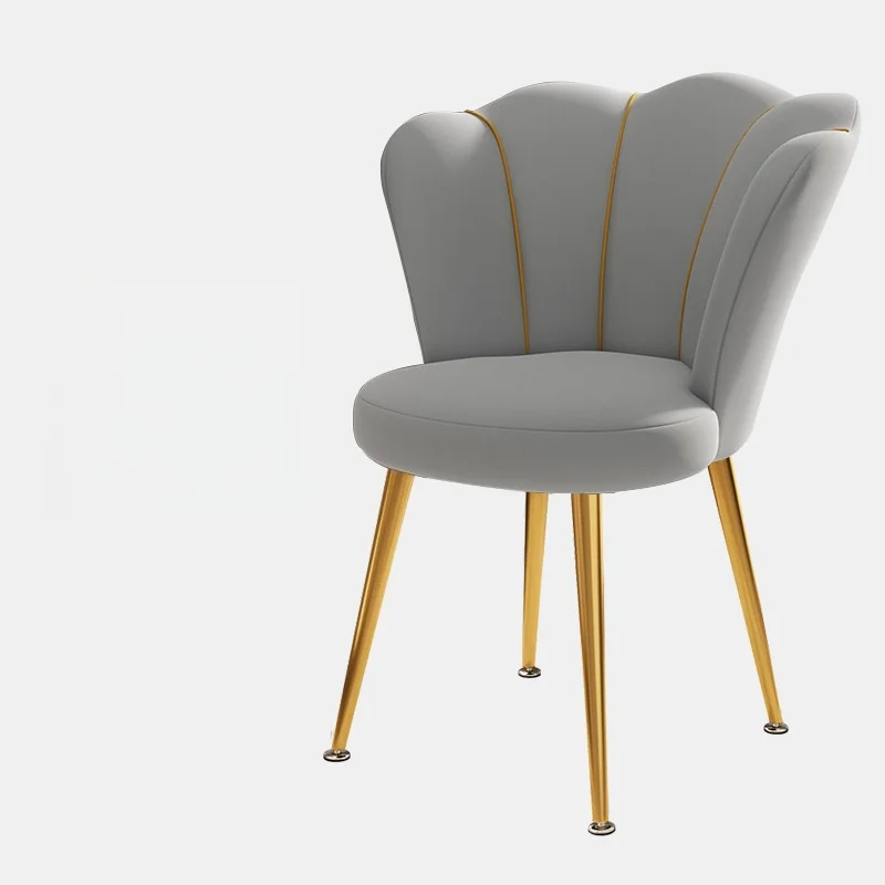 Nordic Dressing Chair Design Home Chairs With Backrest Bedroom Makeup Stool Creative Armchair Dining Chairs Furniture