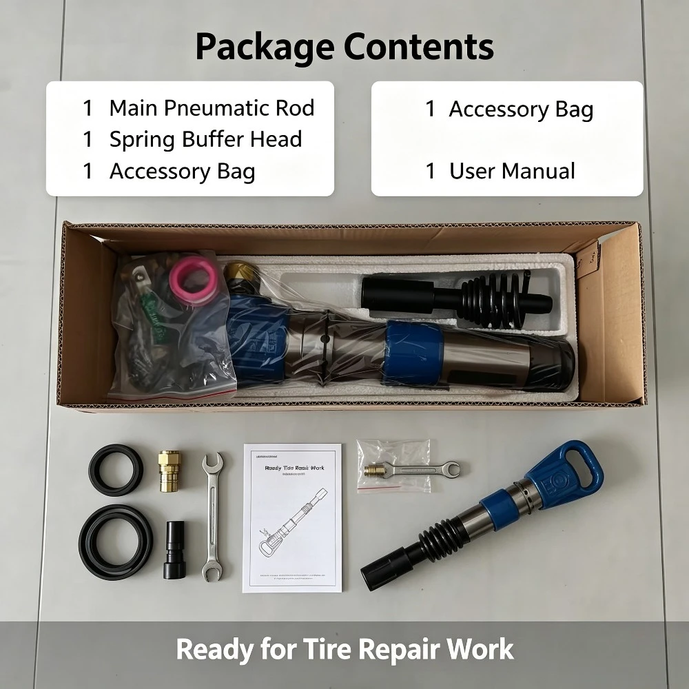 Pneumatic Strike Bar Automotive Tire Repair Tools Pick Tire Shovel Pneumatic Tire Shovel Tool