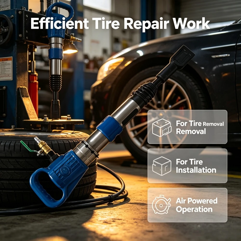 Pneumatic Strike Bar Automotive Tire Repair Tools Pick Tire Shovel Pneumatic Tire Shovel Tool