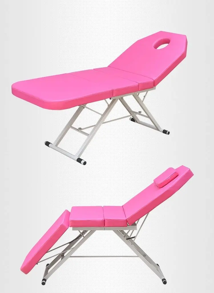 Portable Foldable Massage Bed, Handheld Beauty Physiotherapy Table for Acupuncture Moxibustion Home Use