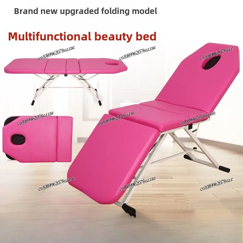 Portable Foldable Massage Bed, Handheld Beauty Physiotherapy Table for Acupuncture Moxibustion Home Use