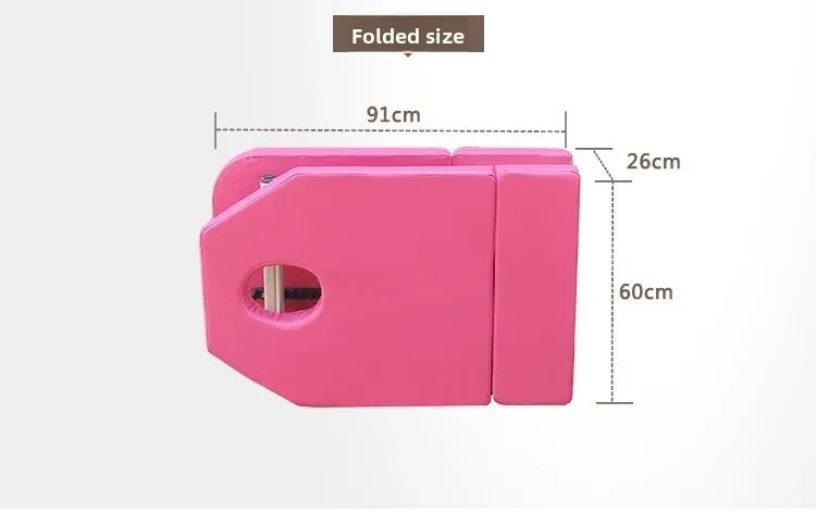 Portable Foldable Massage Bed, Handheld Beauty Physiotherapy Table for Acupuncture Moxibustion Home Use