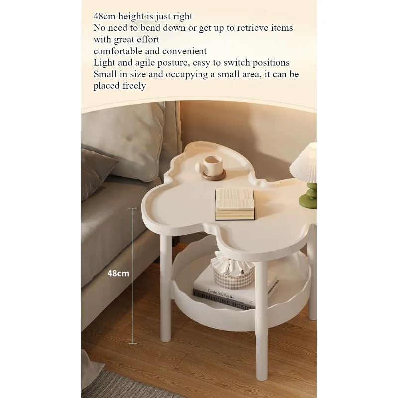 Creative butterfly coffee table, living room, sofa side, bedroom, bedside small bedside table, rack, mobile side, simple