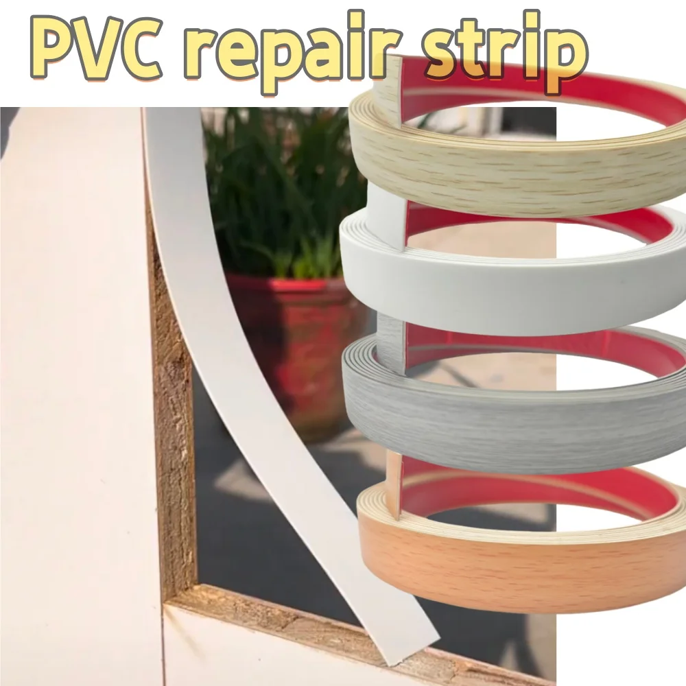 1Roll 3meter/5m Self-adhesive Repair Strip,plywood Thickened Repair Strip, Gap Closure Strip, Suitable for Tables/cabinets