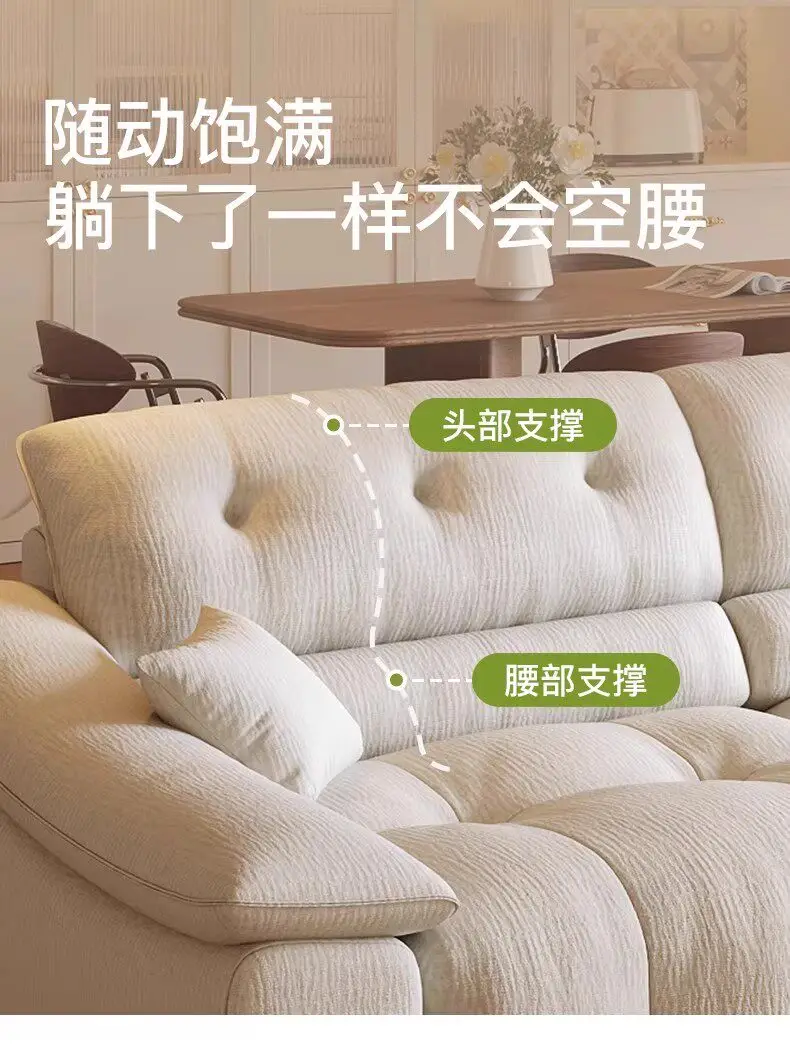 Modern Italian Arm Electric Sofa Fabric Luxury Apartments Sleeper Sofa Living Room Oversized Relax Divano Moderno Furniture Home