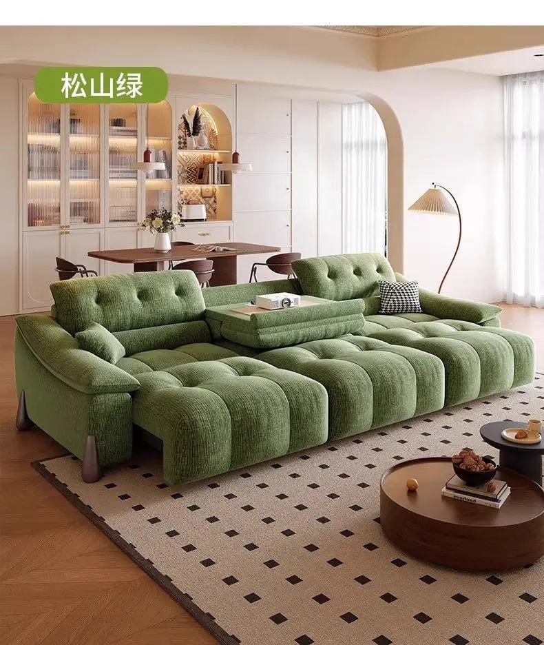 Modern Italian Arm Electric Sofa Fabric Luxury Apartments Sleeper Sofa Living Room Oversized Relax Divano Moderno Furniture Home