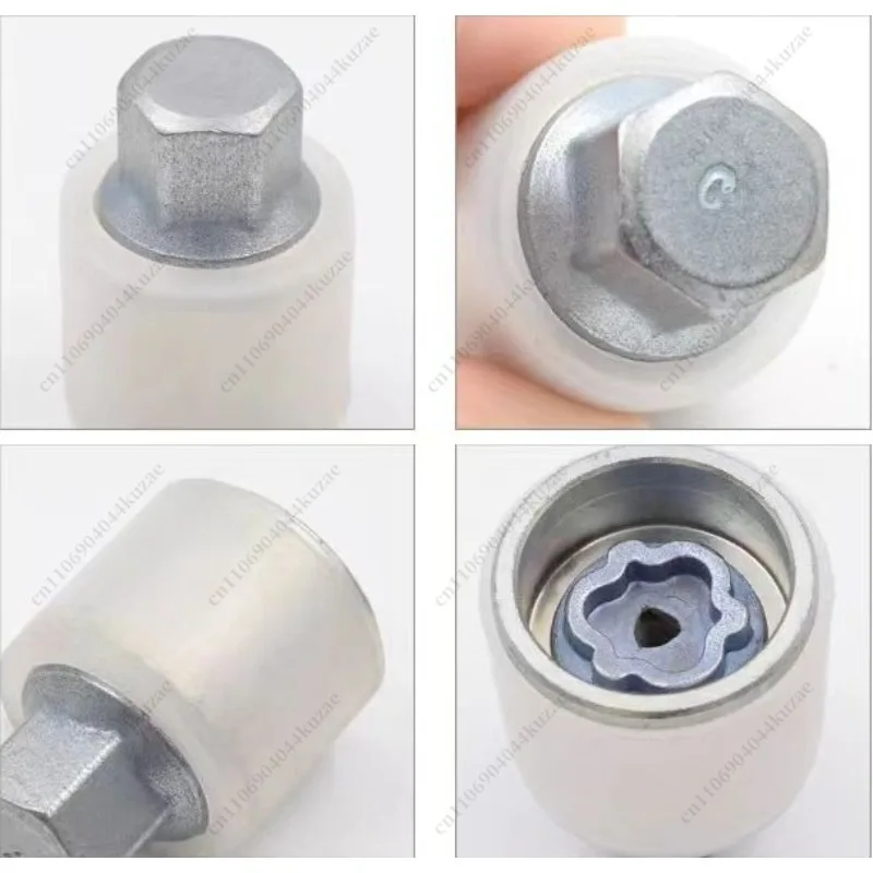Wheel Lock Lug Nut Remover Key for Anti-Theft Wheels, Fits Most Car Models