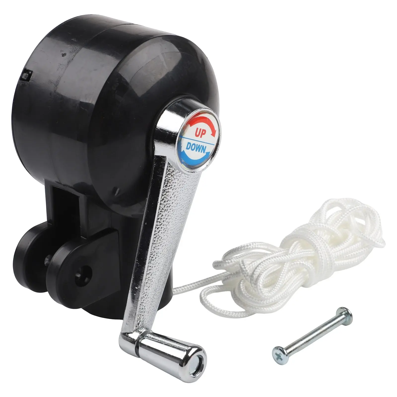 Outdoor Umbrella Crank Handle Replacement For Patio Decks Metal Core With Plastic Grip Fits Most 43mm Shaft Systems