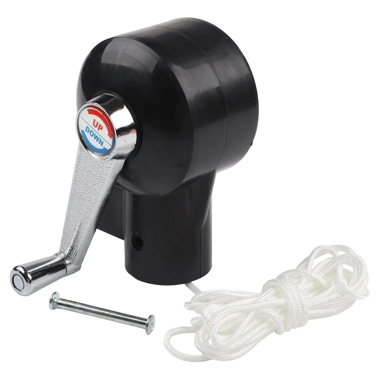 Outdoor Umbrella Crank Handle Replacement For Patio Decks Metal Core With Plastic Grip Fits Most 43mm Shaft Systems