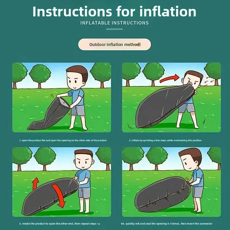 Outdoor Portable Inflatable Sofa Inflatable Outdoor Air Sun Inflatable Lounger Blow Up Chair Bag Banana Camping Air Bed Beanbag