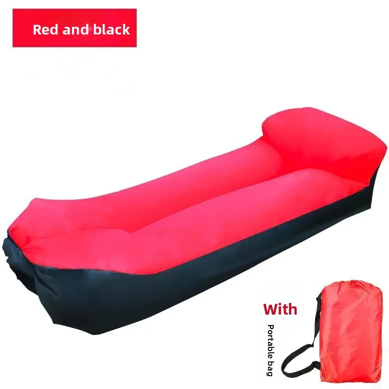 Outdoor Portable Inflatable Sofa Inflatable Outdoor Air Sun Inflatable Lounger Blow Up Chair Bag Banana Camping Air Bed Beanbag