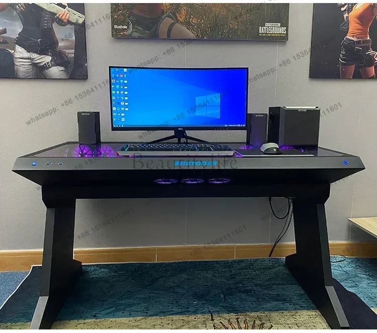 X4 New Arrivals Computer chassis integrated table water-cooled special-shaped built-in full transparent large chassis e-sports t