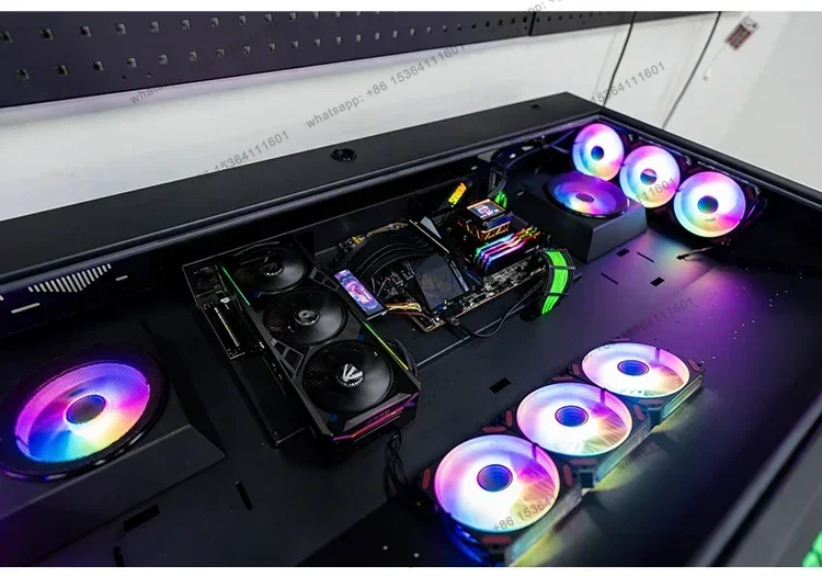 X4 New Arrivals Computer chassis integrated table water-cooled special-shaped built-in full transparent large chassis e-sports t