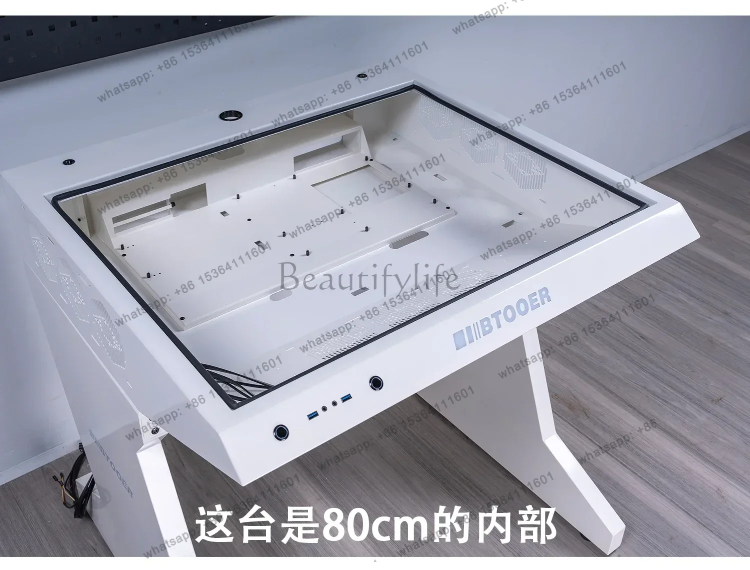 X4 New Arrivals Computer chassis integrated table water-cooled special-shaped built-in full transparent large chassis e-sports t