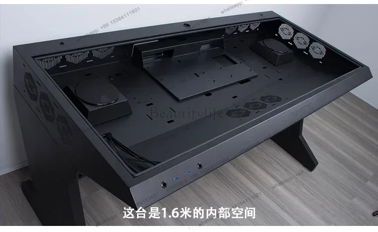 X4 New Arrivals Computer chassis integrated table water-cooled special-shaped built-in full transparent large chassis e-sports t