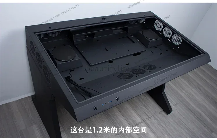 X4 New Arrivals Computer chassis integrated table water-cooled special-shaped built-in full transparent large chassis e-sports t
